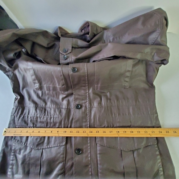 Banana Republic Men's Utility Jacket XL Wind Resistant Zip and Button-up Coat - Picture 11 of 16